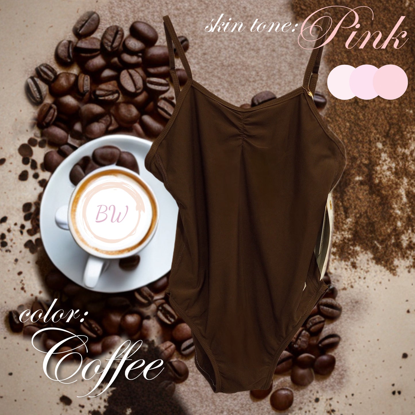 Coffee Color training leotard